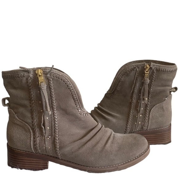 ANTHROPOLOGIE LATIGO Portabello Suede “Cressa” Ankle Boots Size 6 -- New w/o box - Picture 5 of 10